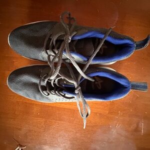 Athletech Women's Black and Blue Sneakers